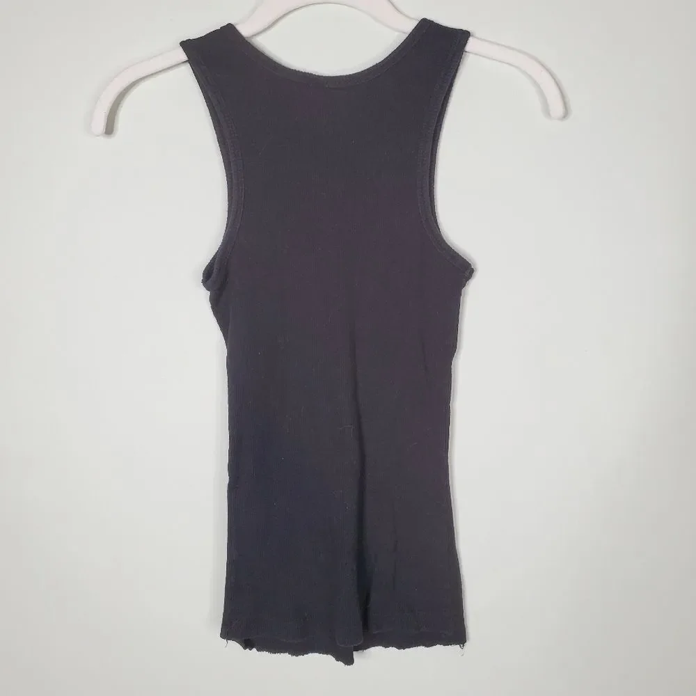 Black Sequin & Lace Jamaica Stretchy‎ Tank (Girls’ Large)